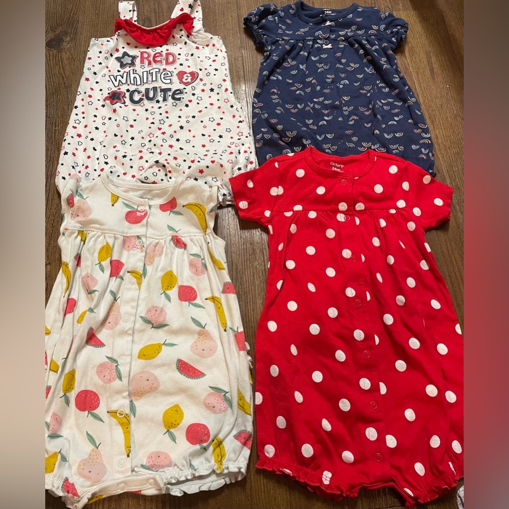 Four Rompers - Picture 1 of 10